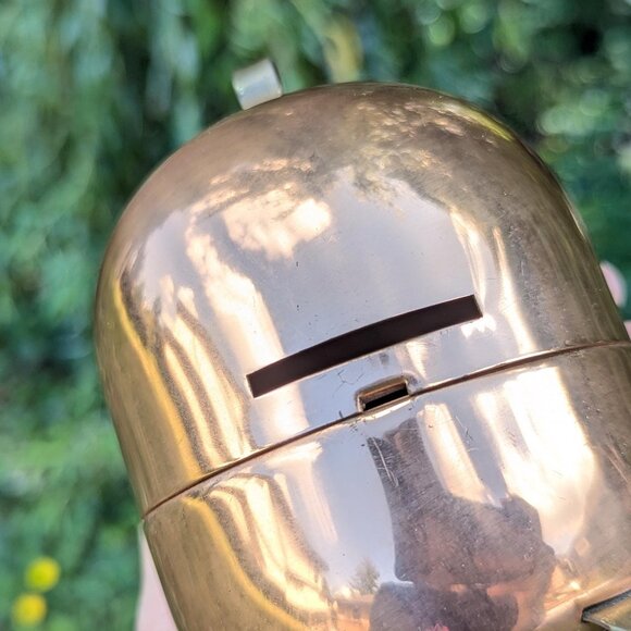 Vintage Copper PIGGY BANK with curled tail by Coppercraft Guild Taunton Mass., - Picture 5 of 10